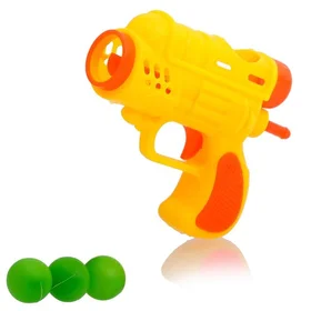 Пистолет Бластер, стреляет шариками, цвета МИКС
