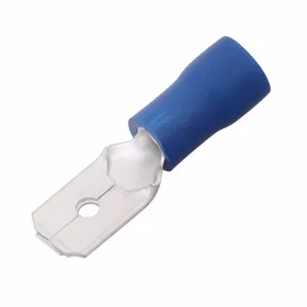 Клемма плоская Rexant РПи-п 2,5-6,3РпИп 2-6-0,8 штекер 6,3 мм 1,5-2,5 мм, синяя
