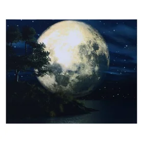 Картина световая Полная луна 4050 см