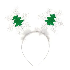 Карнавальный ободок Снежинка с ёлочками