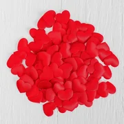 купить Сердечки декоративные, набор 100 шт., 2 см, цвет красный