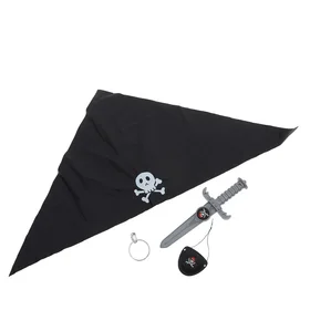 Набор пирата Черная бандана, 4 предмета
