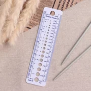 купить Линейка для определения размера спиц для вязания, 14 см