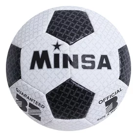 Мяч футбольный MINSA, PU, машинная сшивка, 32 панели, размер 3, 270 г