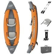 купить Байдарка Lite-Rapid X2 Kayak, 2 местная, вёсла 218 см, до 160 кг, 321 х 88 х 48 см, 65077 Bestway