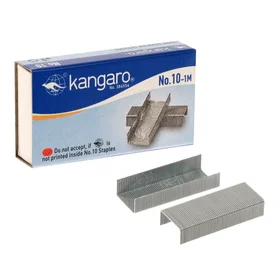 Скобы для степлера Kangaro 10, стальные, 1000 штук