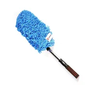 купить Щётка TORSO для удаления пыли, 72 см, микрофибра, телескопическая ручка, синяя