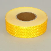 купить Светоотражающая лента, самоклеящаяся, желтая, 5 см х 45 м