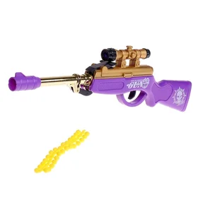 Ружье пневматическое Снайпер, стреляет силиконовыми пулями, цвета МИКС