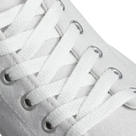 Шнурки для обуви, пара, плоские, 8 мм, 70 см, цвет белый