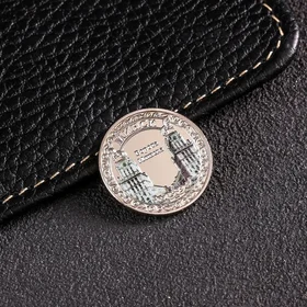 Сувенирная монета Минск, d 2.2 см, металл