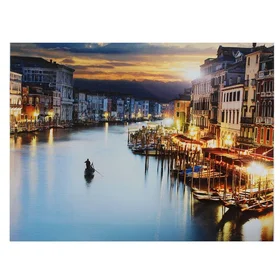 Картина на холсте Вечерняя Венеция 30х40 см