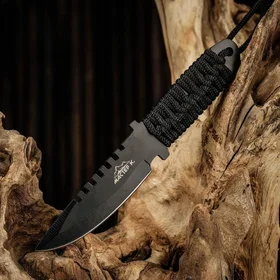 Нож метательный Форест 18см, клинок 90мм3мм, черный