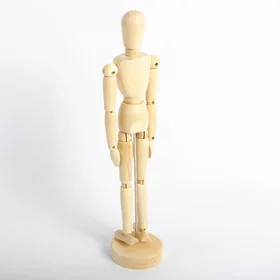 Модель деревянная художественная манекен Человек, 30 см