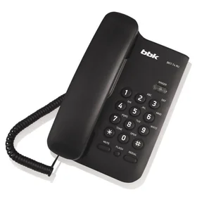 Телефон проводной BBK BKT-74 RU чёрный