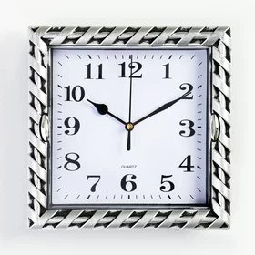 Часы настенные Жаклин, 20.5 х 20.5 см, дискретный ход
