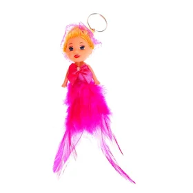 Куколка-брелок Куколка-ангелочек, пёрышки, цвета МИКС