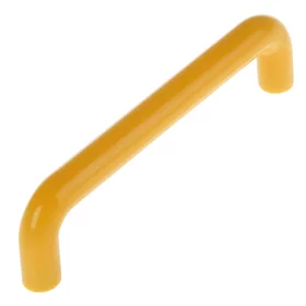 Ручка скоба PLASTIC 009, пластиковая, мо 96 мм, желтая