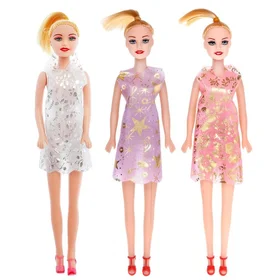 Кукла-модель Тина в платье, МИКС