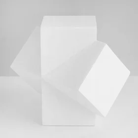Геометрическая фигура сечение параллелепипедов, 20 см гипсовая
