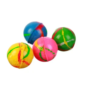 Мяч каучуковый Блеск, 2,4 см, цвета МИКС
