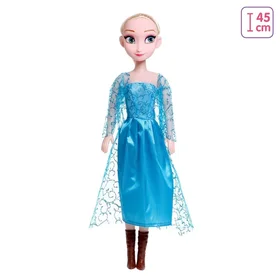 Кукла ростовая Сказочная принцесса в платье, звук, высота 45 см, МИКС