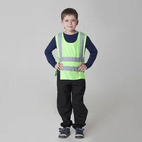 Детский жилет ДПС со светоотражающими полосами, рост 98-128 см