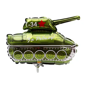 Шар фольгированный 12 Танк Т-34