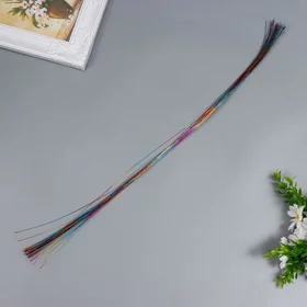 Проволока для изготовления искусственных цветов Радуга 60 см сечение 0,035 мм
