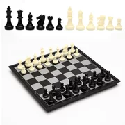 купить Настольная игра 3 в 1 Классика шахматы, шашки, нарды, магнитная доска 32 х 32 см