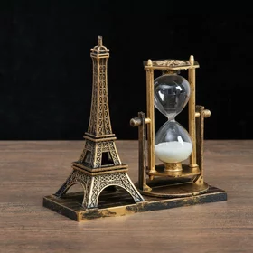 Песочные часы Эйфелева башня, сувенирные, 15.5 х 6.5 х 16 см, микс