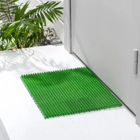 Покрытие ковровое щетинистое Травка-эконом, 3648 см, цвет зелёный