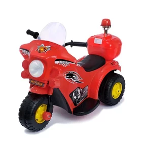 Электромобиль Мотоцикл шерифа, цвет красный