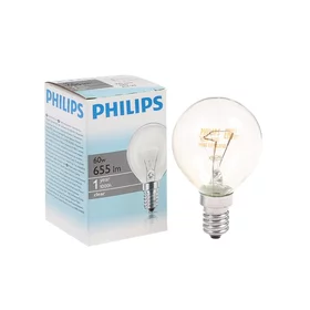 Лампа накаливания Philips Stan P45 CL 1CT10X10, E14, 60 Вт, 230 В