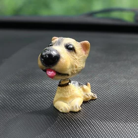 Собака на панель авто, качающая головой, СП10