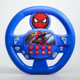 Музыкальный руль Человек-паук, Marvel, звук, работает от батареек