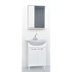Комплект мебели для ванной комнаты Гармония 55 тумба с раковиной зеркало-шкаф