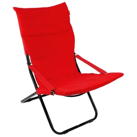 Кресло-шезлонг, 85x64x86 см, цвет винный