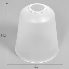 Плафон универсальный Цилиндр Е14Е27 прозрачный 11х11х12см