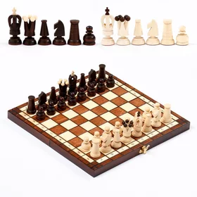 Шахматы Королевские, 31 х 31 см, король h6.5 см, пешка h-3 см