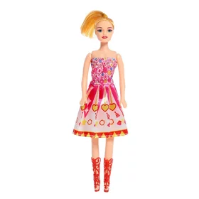 Кукла-модель Даша в платье, МИКС