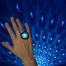 Световой прибор Кольцо 2.5 см, свечение RGB
