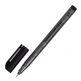 Ручка капиллярная для черчения ЗХК Сонет линер 0.1 мм, чёрный, 2341644