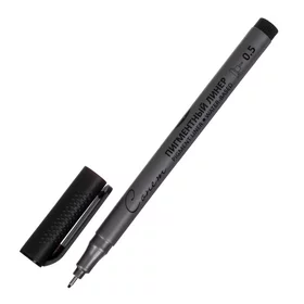 Ручка капиллярная для черчения ЗХК Сонет линер 0.5 мм, чёрный, 2341648