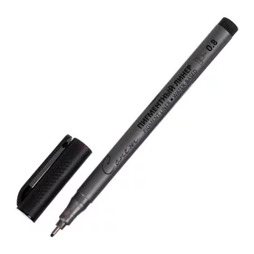 Ручка капиллярная для черчения ЗХК Сонет линер 0.8 мм, чёрный, 2341650