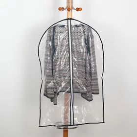 Чехол для одежды Доляна, 6090 см, PE, прозрачный