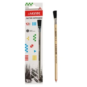 Ластик-карандаш, deVENTE CombiMax, синтетика, 4 мм, с кисточкой, для ретуши и точного стирания