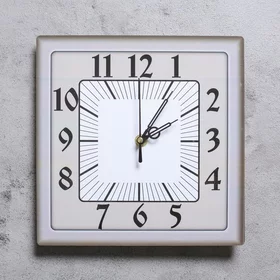 Часы настенные, серия Классика, дискретный ход, 23.5 х 23.5 см, микс