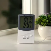 купить Термометр Luazon LTR-07, электронный, 2 датчика температуры, датчик влажности, белый