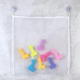 Сетка для хранения игрушек в ванной, цвет белый